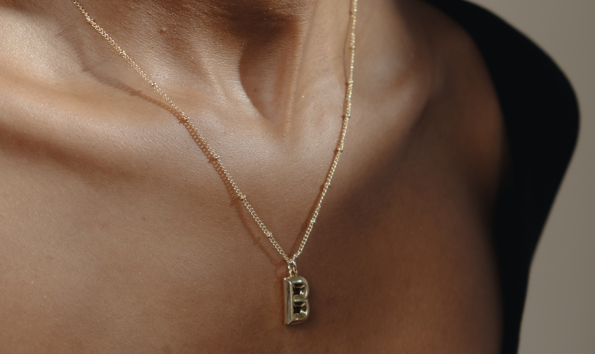 Initial deals chain necklace