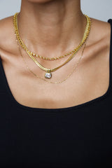 Bezel Square Pendant