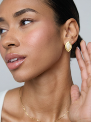 Cream Annex Statement Studs