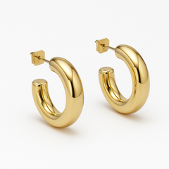 Chubby Hoop 1.8 Earrings
