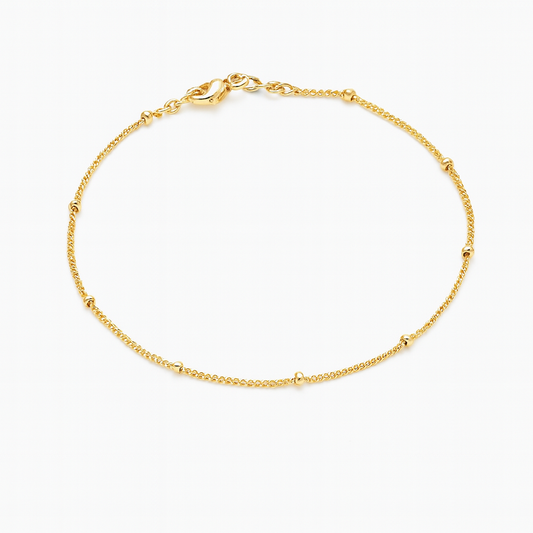 Dotted Gold Bracelet