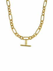 Apex Link T- Bar in Gold