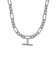 Apex Link T- Bar in Silver