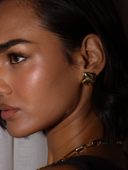 Bex Square Stud Earring Gold