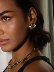 Boucles d'oreilles à tige en ambre