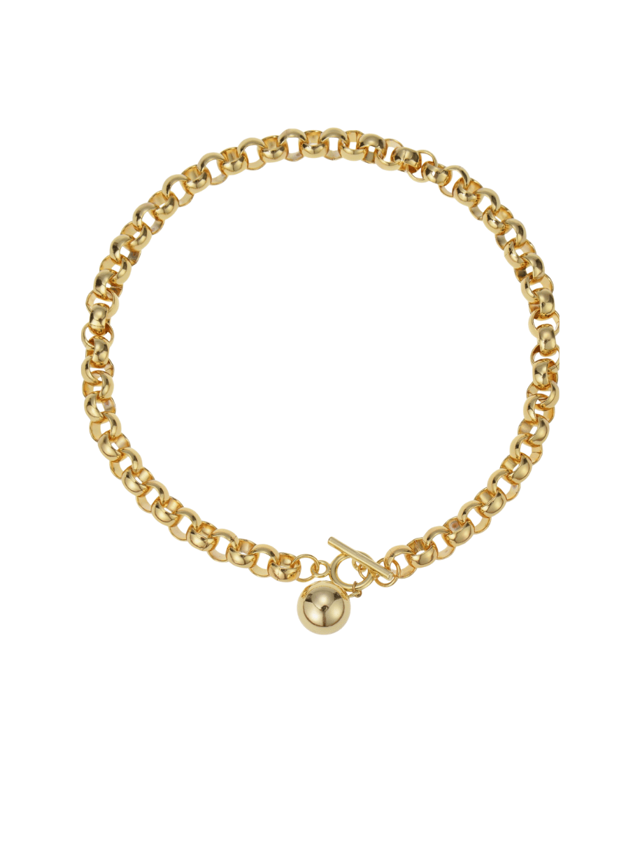 chunky t bar necklace