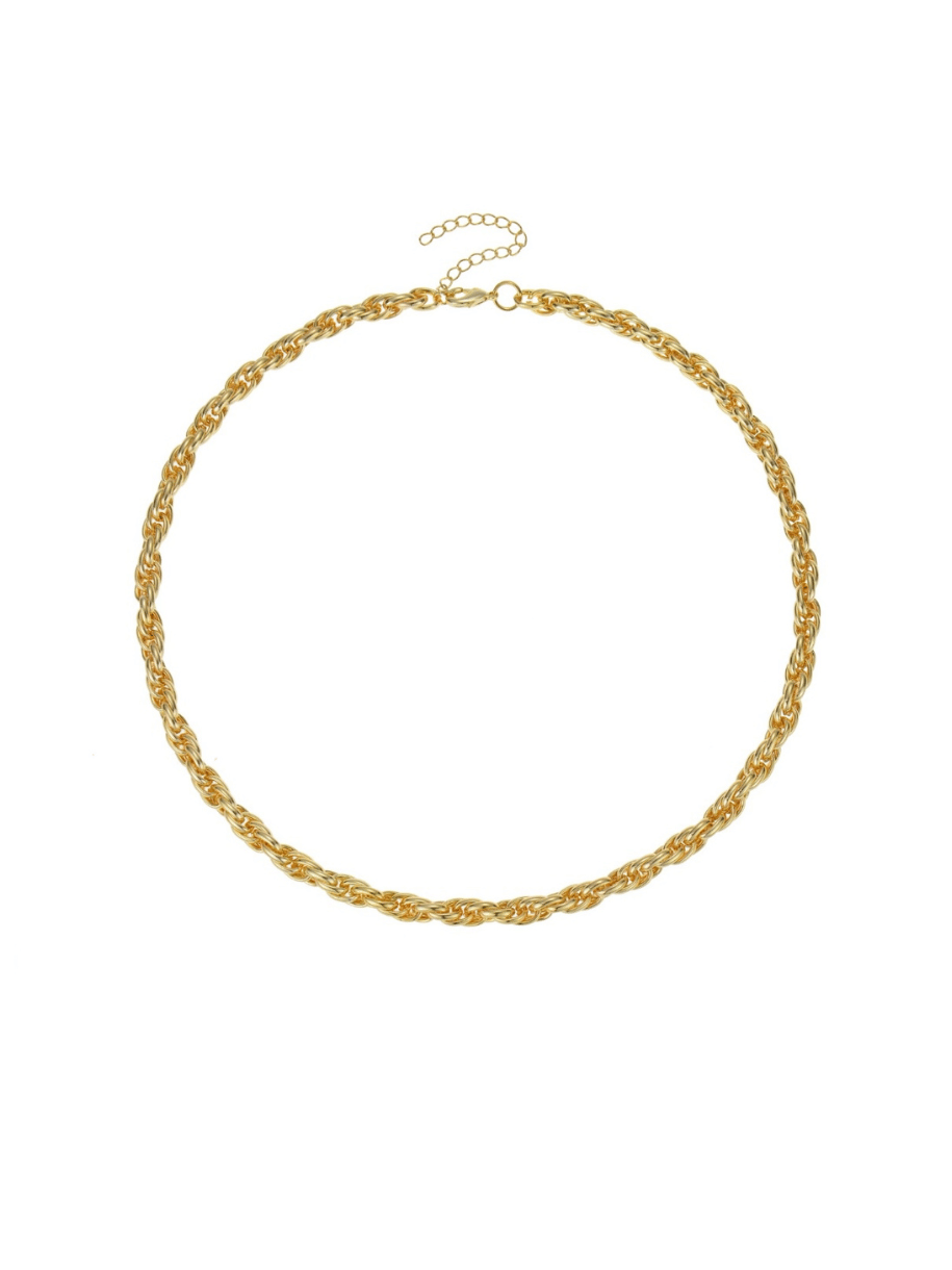 twisted layering necklace