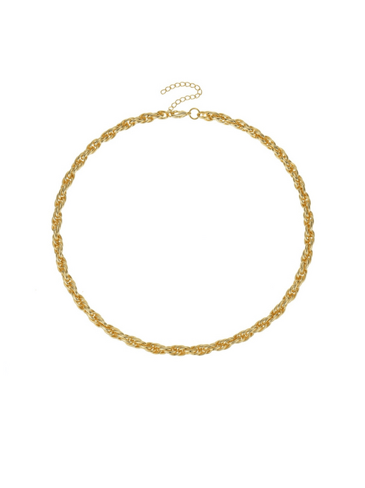 twisted layering necklace