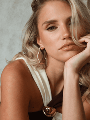 Créoles en cristal Allegra Wave