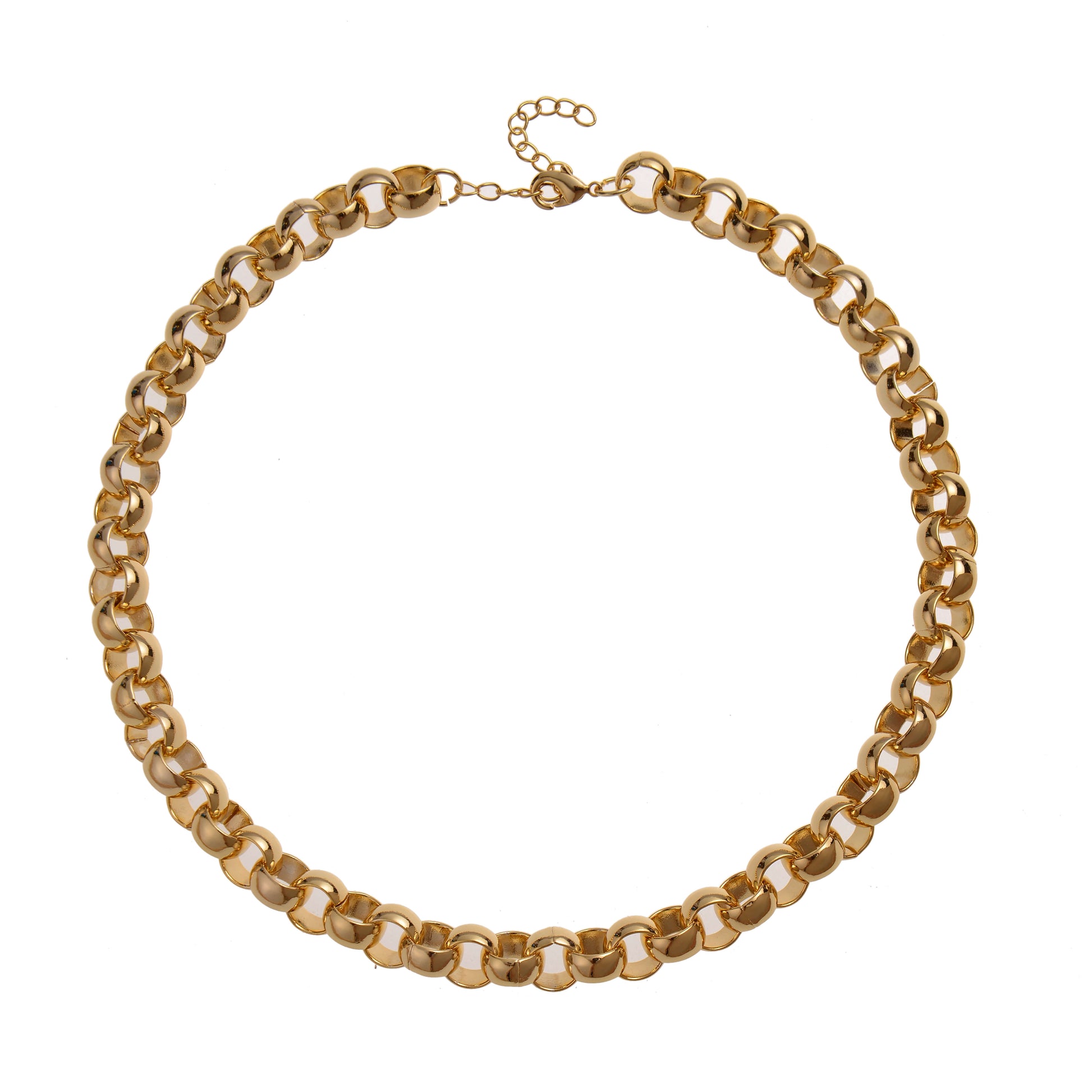 rolo chunky chain necklace