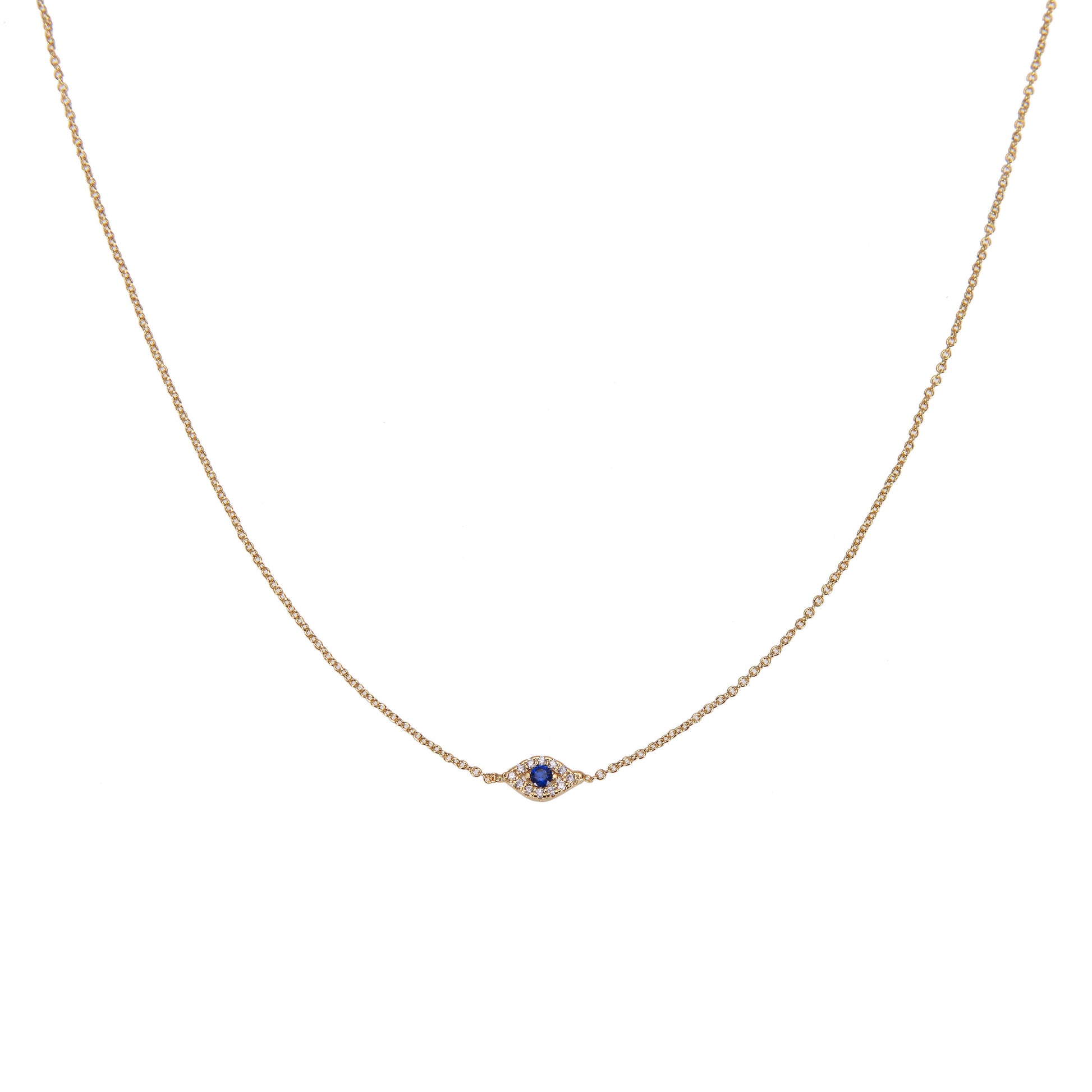 single evil eye necklace