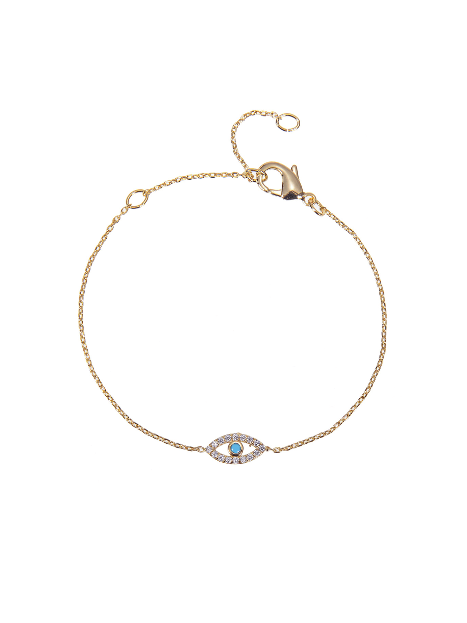 Delicate evil sale eye bracelet