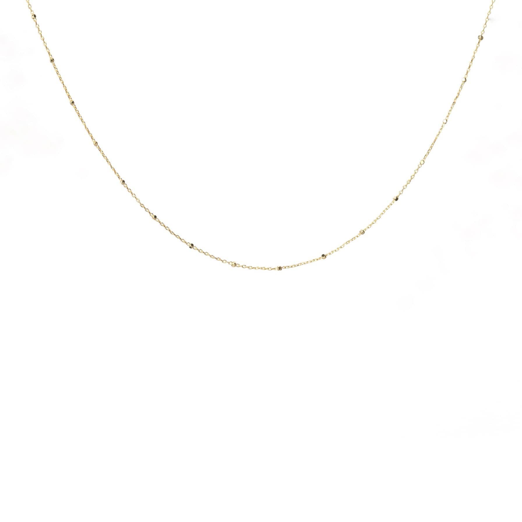 Thin beaded deals necklace