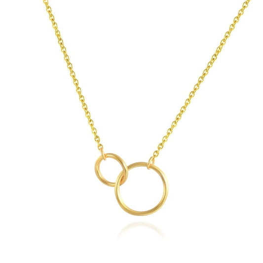 Celebrate: The Interlinking Circle Necklace - Gold