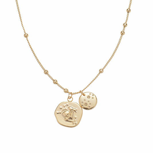aquarius zodiac pendant