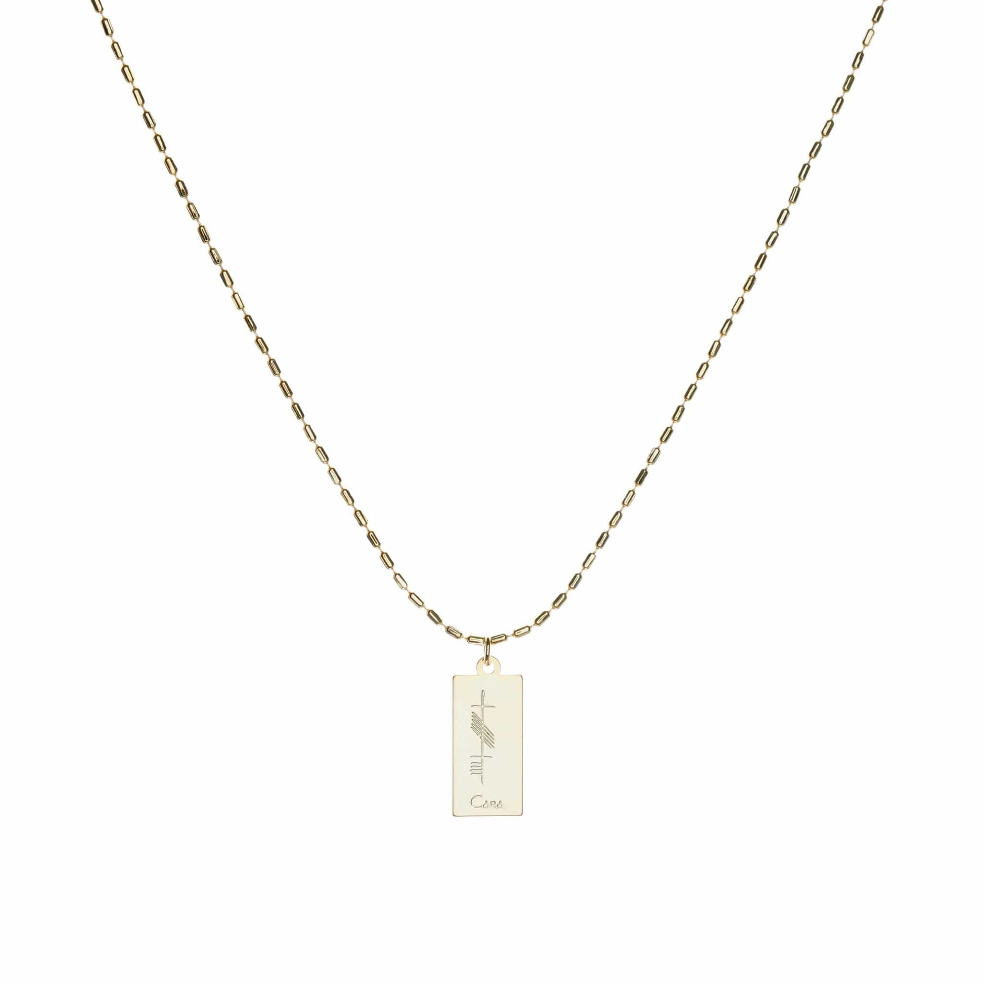 celtic ogham necklace from Ireland