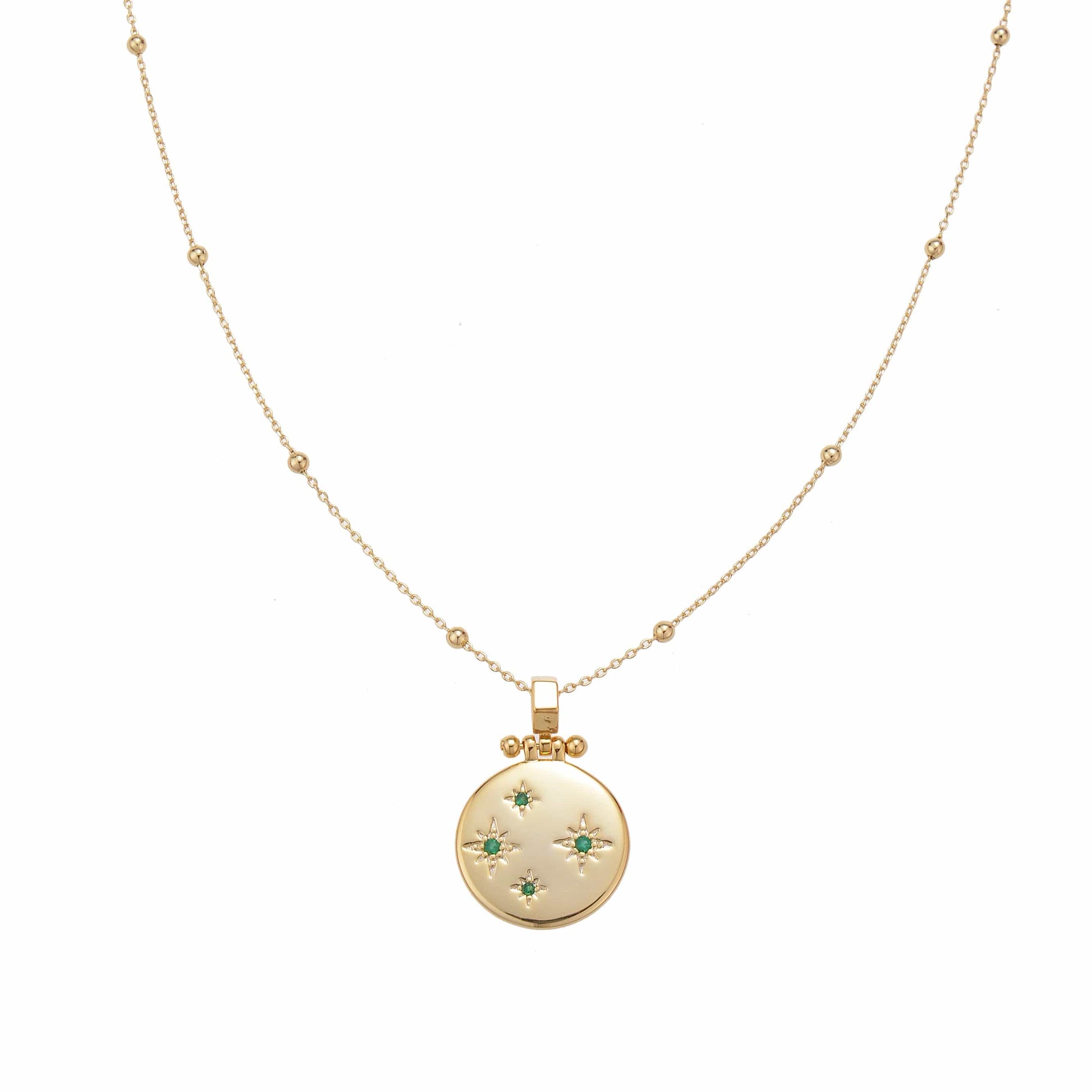 May birthstone necklace