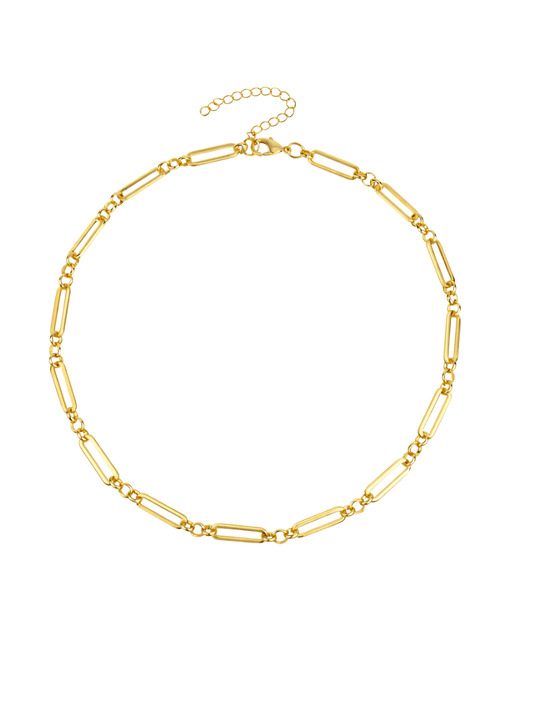 Circle Block Necklace