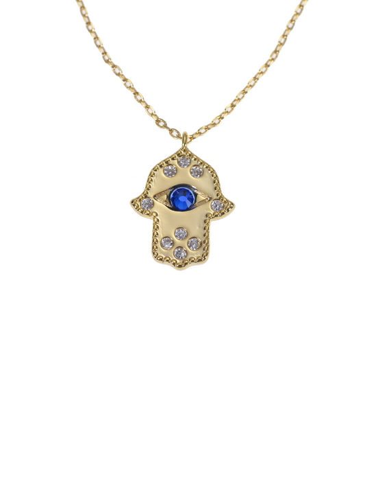 Hamsa Hand Blue Stone