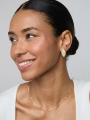 Cream Annex Statement Studs