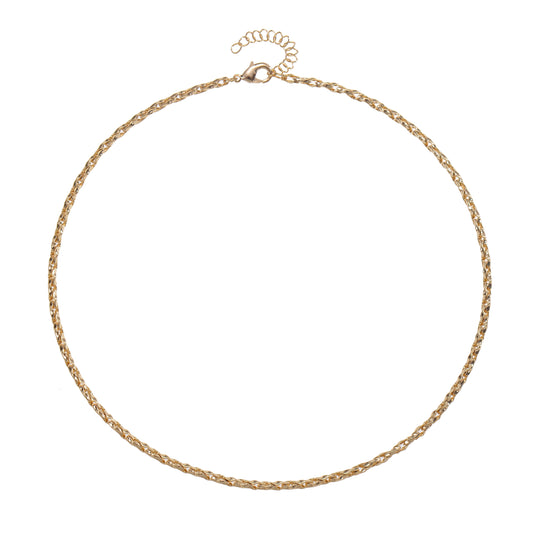 Wafer Gold Necklace