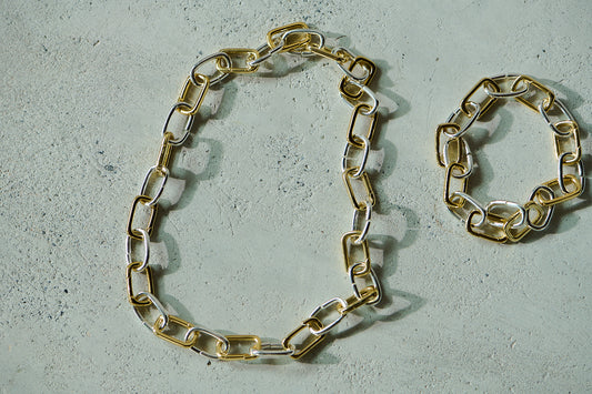 Gold and Silver Link Chain