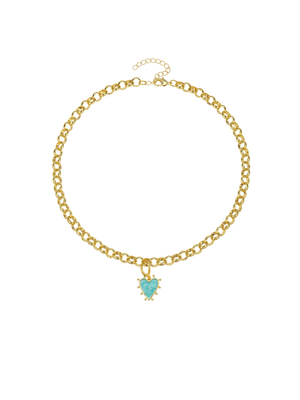 Turquoise Love Heart Necklace