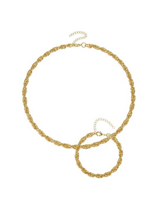 The Alexis Twisted Knot Necklace