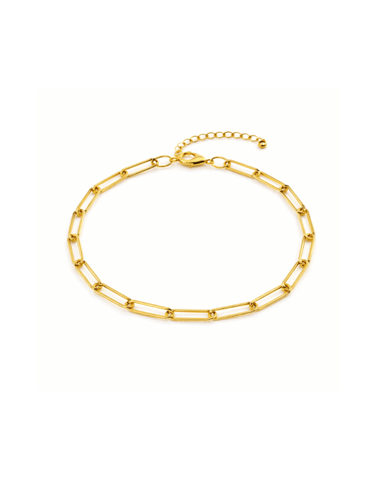 paperclip link bracelet