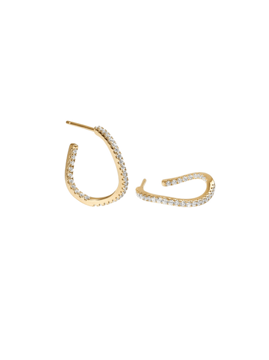 sterling silver hoop earrings