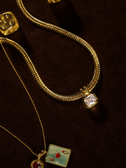Bezel Square Pendant
