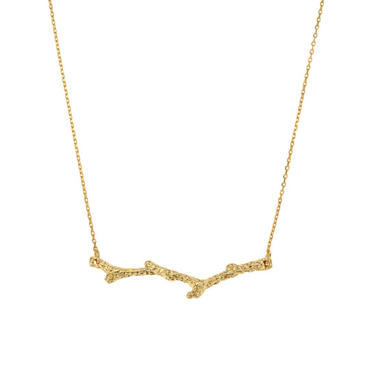 Twig Pendant Necklace