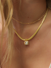Bezel Square Pendant