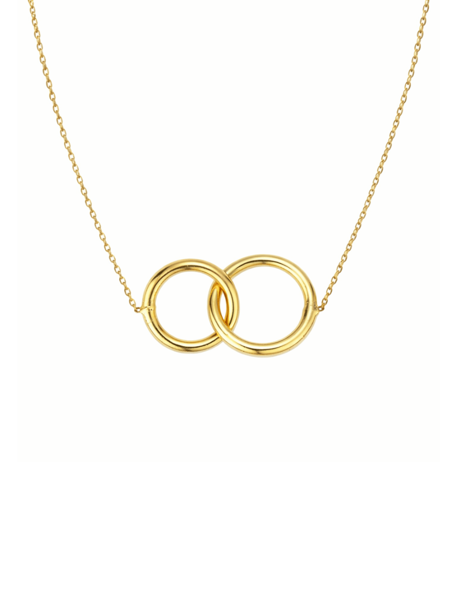 interconnecting circle necklace