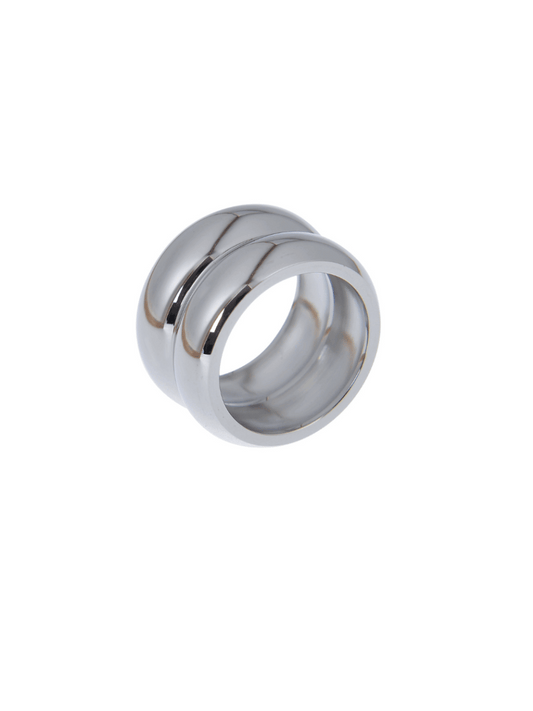 silver dome ring