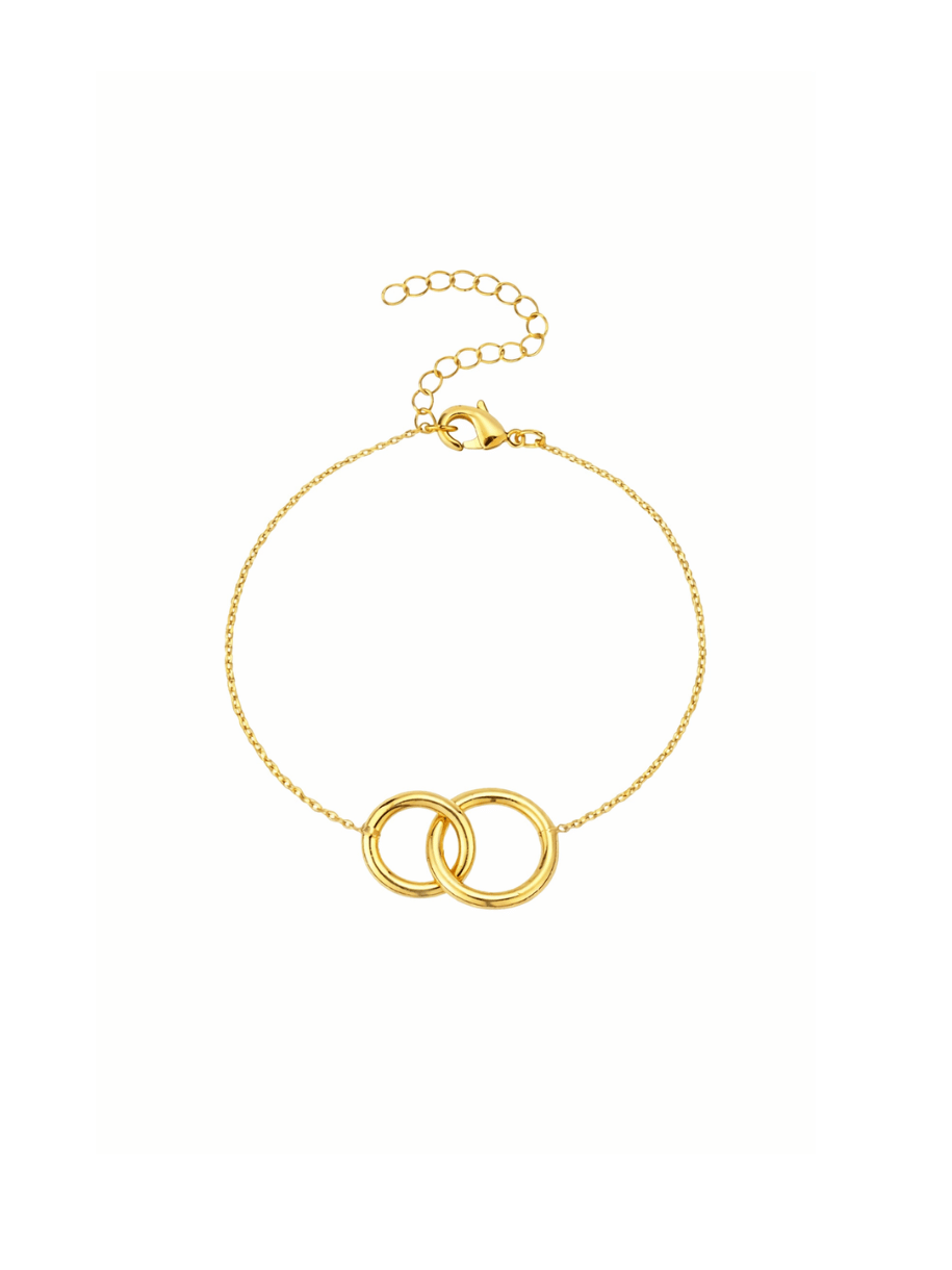 interlocking circle bracelet