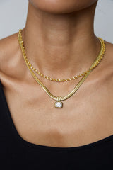 Bezel Square Pendant