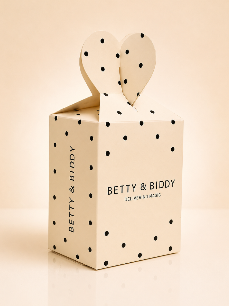 Betty & Biddy Bunny Box – luxury jewellery gift box with zip closure and protective tissue paper