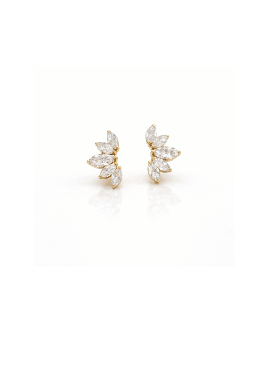 crown stud earrings