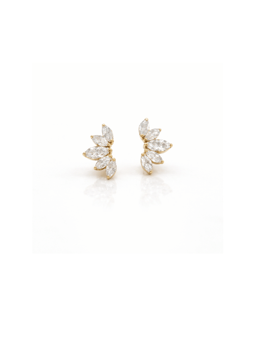 crown stud earrings