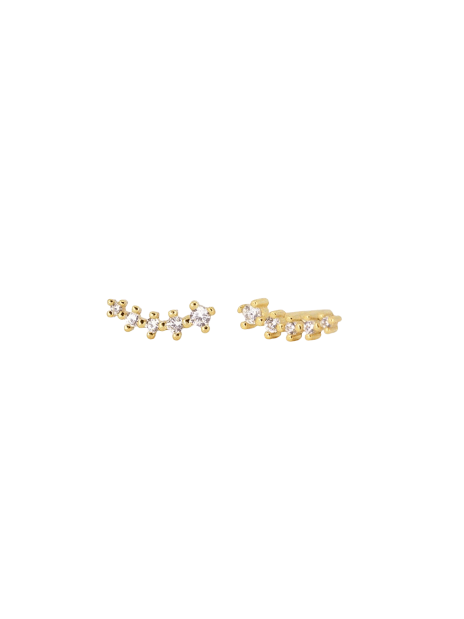 bar stud earring
