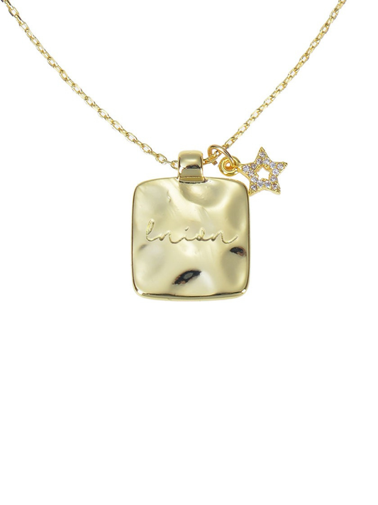 Iníon Star Disc Necklace