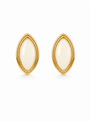 Cream Annex Statement Studs