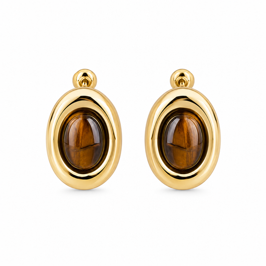 Tigers Eye Stud