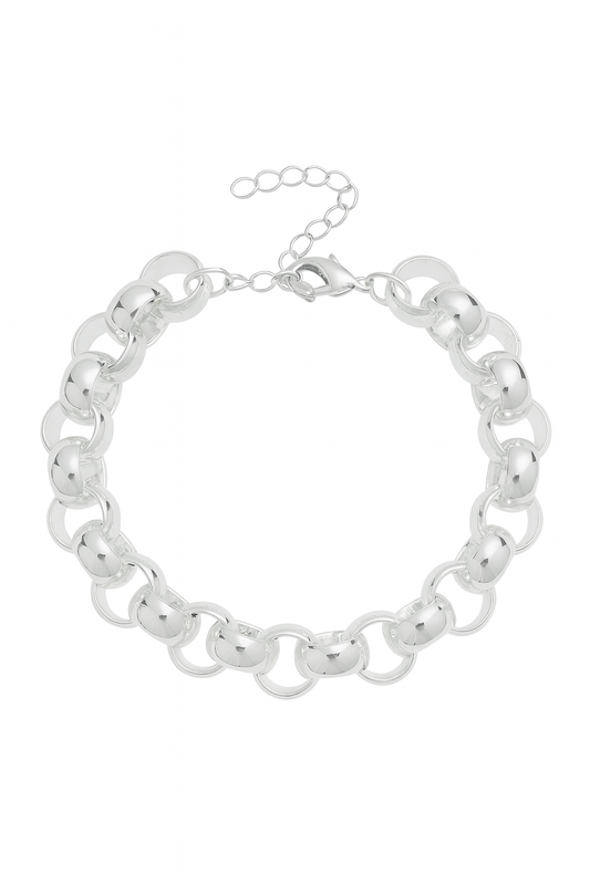 Rolo Chain Bracelet in Silver
