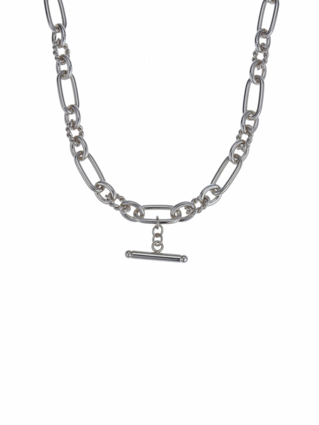 T-Bar Link Necklace | Gold Toggle Link Chain | – Betty and Biddy