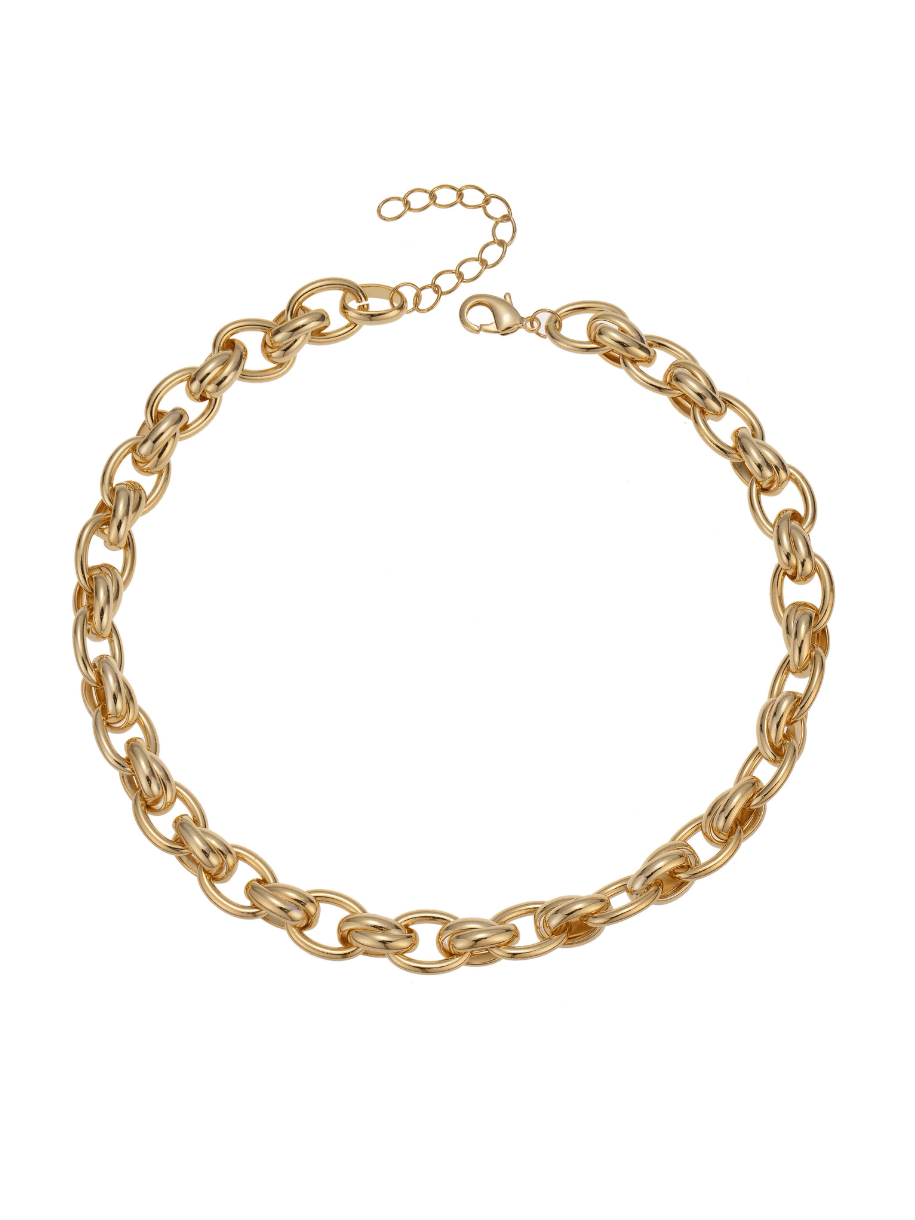 chunky gold necklac