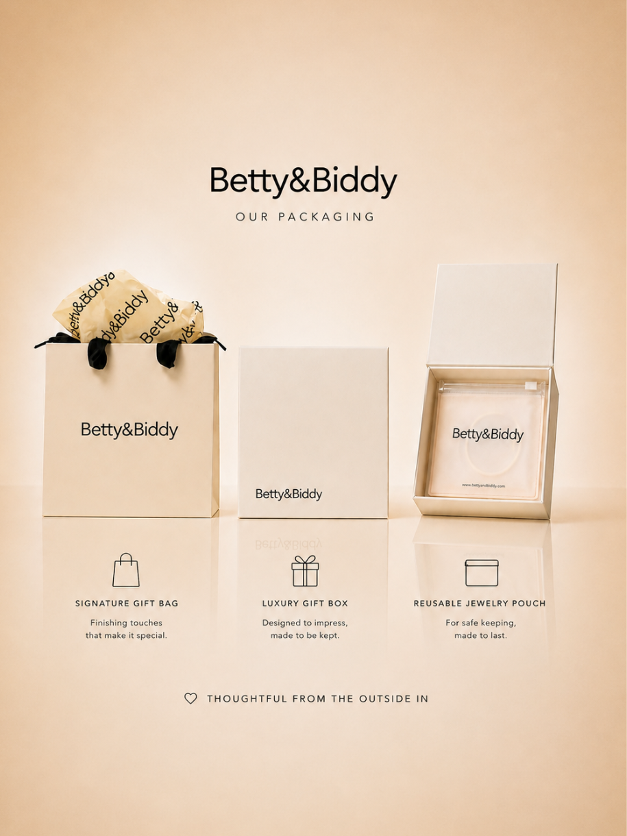 Betty & Biddy Premium Gift Bag – luxury jewellery gift bag packaging for special occasions