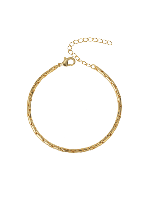 Gold layering bracelet