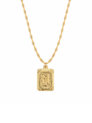 Vintage Initial Necklace